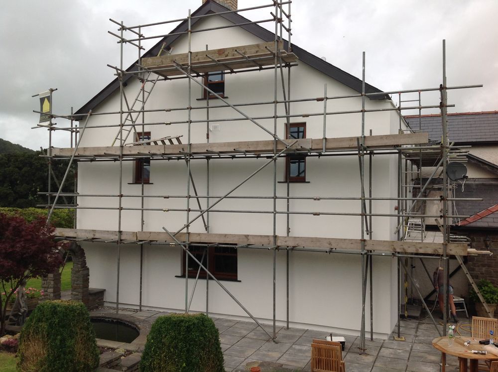 External wall insulation installation
